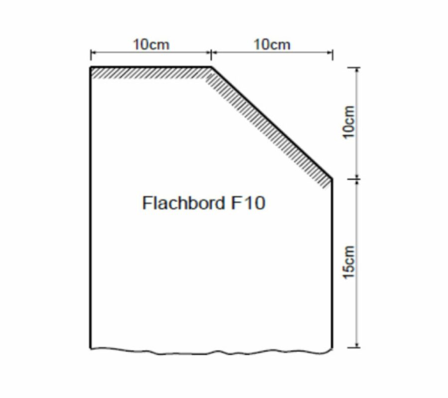 F10-Granitflachbord